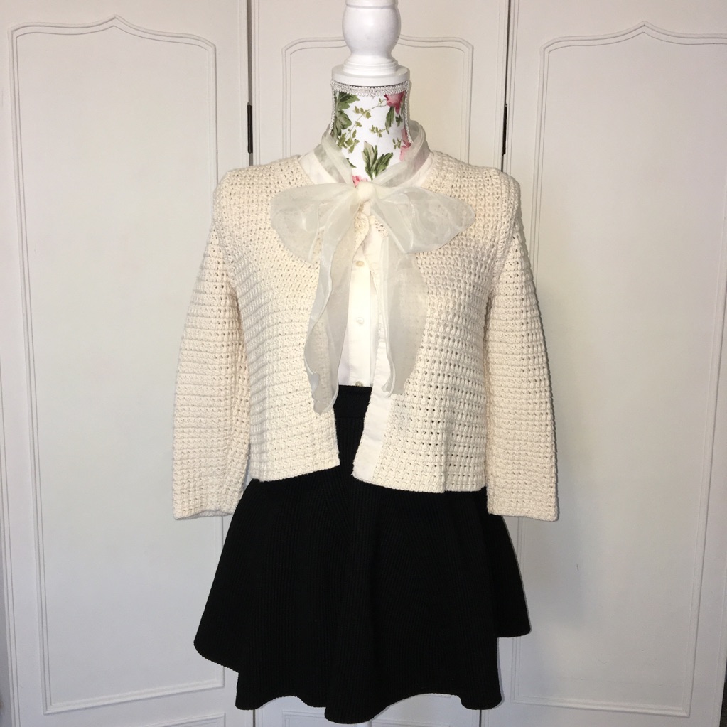 Knit One Button Jacket